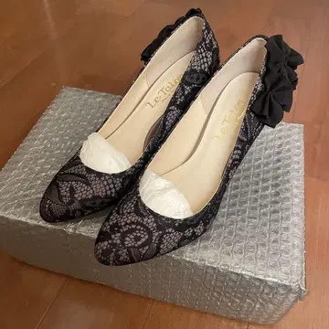 LE TALON 7cm 트위드 펌프스