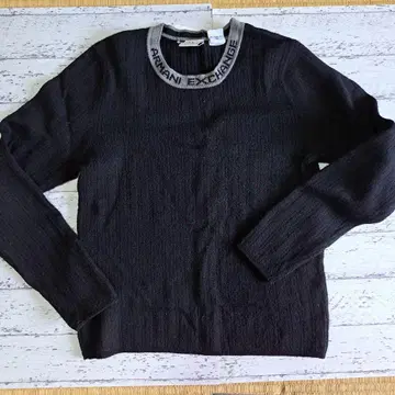 ARMANI EXCHANGE 블랙 긴팔 니트 S