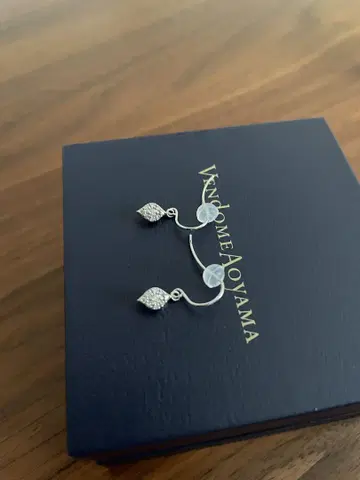 반돔 아오야마 플라티나 다이아 링 귀걸이