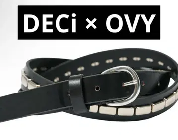 레어 DECi Bridle studs narrow belt M OVY