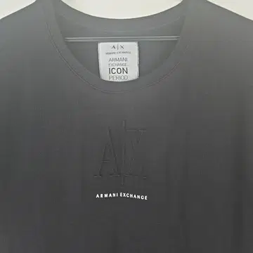 Armani Exchange 블랙 티셔츠 원피스