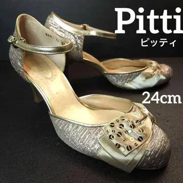 Pitti 피티 세퍼레이트 펌프스 라운드토 실버 24cm