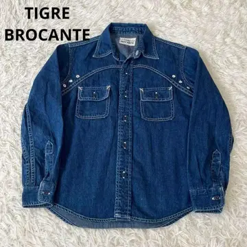 TIGRE 티글루브로칸테 데님 셔츠 다크 네이비 XS