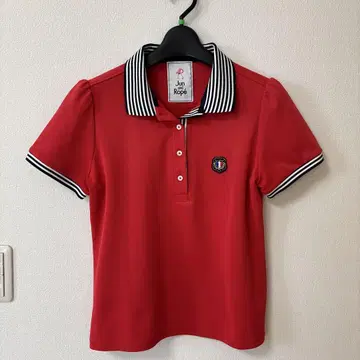 준 앤 로페 빨간색 피케 셔츠