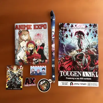 LA anime expo 2025 카탈로그 맵 굿즈 세트