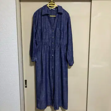 ZARA 자라 벨트 미디 길이 원피스