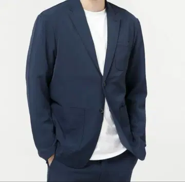 새상품 New balance 이지 시티 자켓 네이비 L 블레이저
