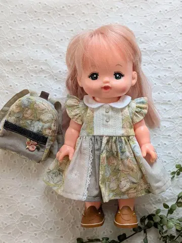 멜짱 꽃무늬 원피스 백팩 포함