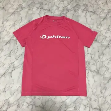 phiten 로고 프린트 티셔츠 백 로고 스포츠 밸리 남녀 공용