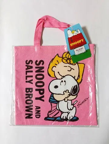 파밀리아 PEANUTS 스누피 토트백 (핑크)