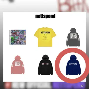 NETTSPEND 네이비 집업 후드티 S