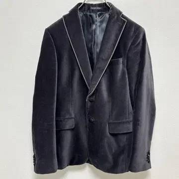 ZARA MAN 벨로아 테일러드 자켓 올 패턴 벨벳