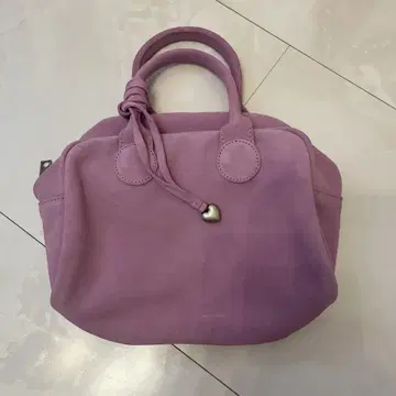 U by SPICK&SPAN 핑크 소가죽 핸드백