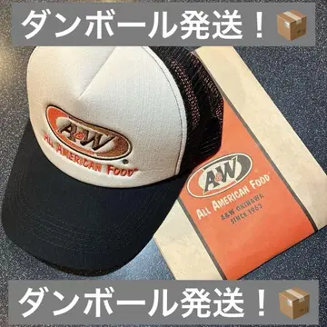 A&W 메쉬 로고 캡 블랙 [정품]