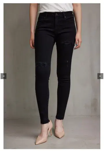 AZULDENIM 리페어 스키니 데님