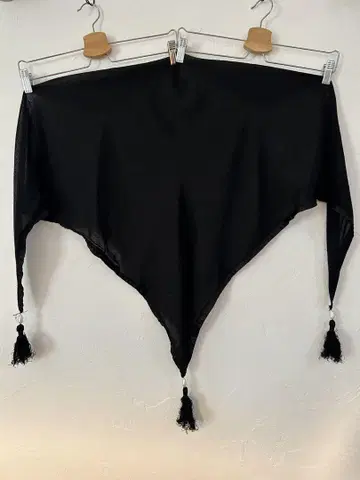 빈티지 핸드메이드 펄 프린지 스카프 kiaris toro
