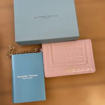 Samantha Thavasa 핑크 카드 케이스