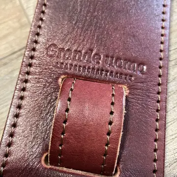 Grande uomo 가죽 기타 스트랩 브라운