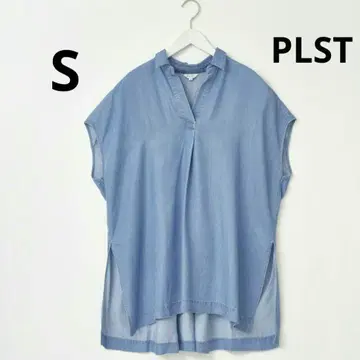PLST 라이트 데님 오버 사이즈 셔츠