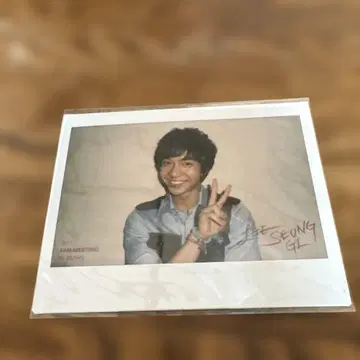 이승기 폴라로이드 공식 굿즈
