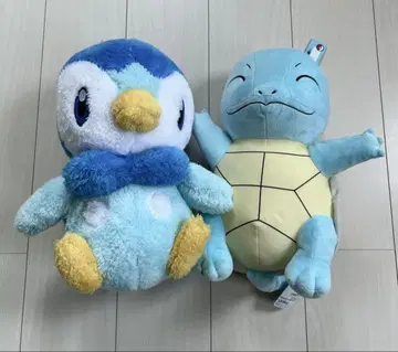 팽도리 꼬부기(제니카메) 봉제 인형 세트 포켓몬