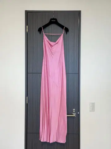 Patrizia Pepe 새틴 맥시 드레스 38 IT