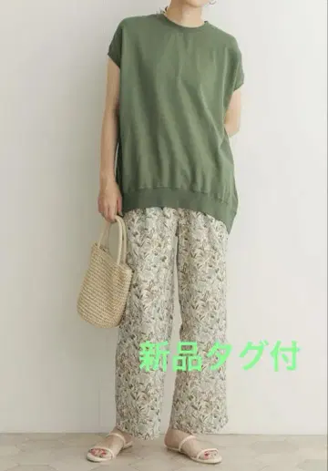 택 포함 새상품 어반 리서치 도어스 루즈 프렌치 슬리브 풀오버 그린