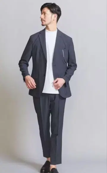 새상품 UNITED ARROWS ROYAL 셋업 스트레치 S