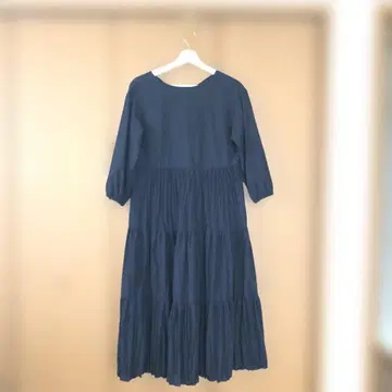 티어드 디자인 롱 원피스