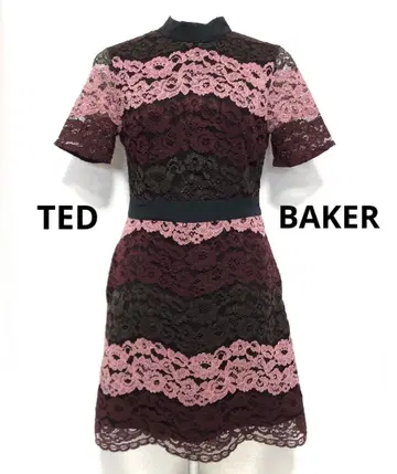 TED BAKER 테드 베이커 레이스 원피스 멀티 컬러 S