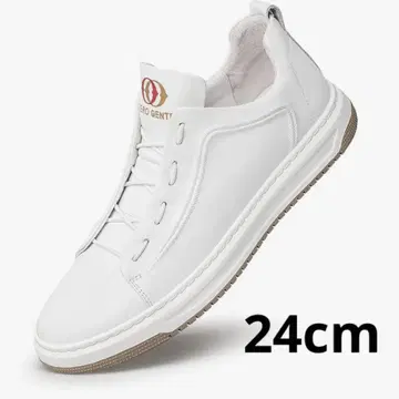 [제로] 남성용 S715 테니스 패션 스니커즈 24.0cm 화이트 화이트