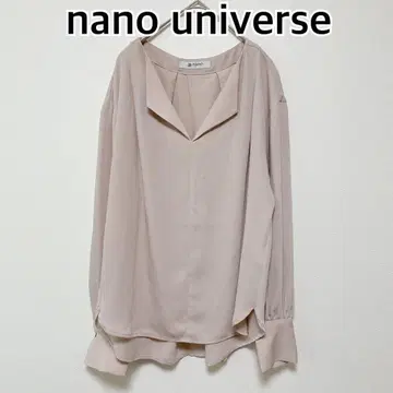 nano universe 나노 유니버스 긴팔 블라우스 베이지