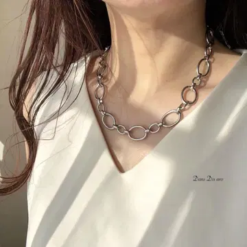 금속 알레르기 방지 스테인리스 체인 / 오벌 체인 목걸이