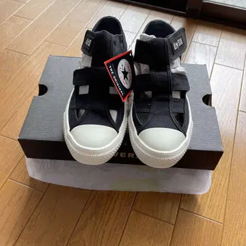 새상품 CONVERSE ALL STAR 블랙 스포츠 샌들