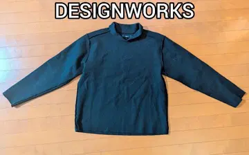 DESIGNWORKS 넥 니트 블랙