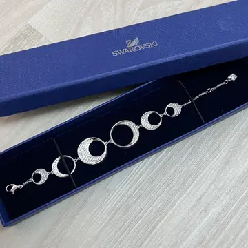 미사용 스와로브스키 달의 위상 팔찌 스와로브스키