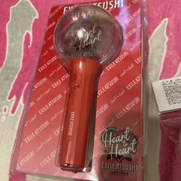 EXILE ATSUSHI 응원봉 하트형 레드