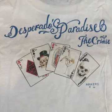 Desperado Paradise & The Crime 티셔츠 M 사이즈