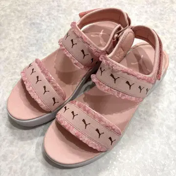 푸마 샌들 프릴 핑크 24cm