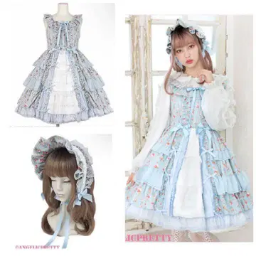 Angelic Pretty 쁘띠 부케 JSK+보닛