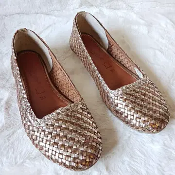 Hush Puppies 펌프스 플랫슈즈 뜨개질 슬립온 가죽