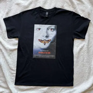 새상품급 양들의 침묵 영화 티셔츠 무비 티셔츠 L GILDAN UC