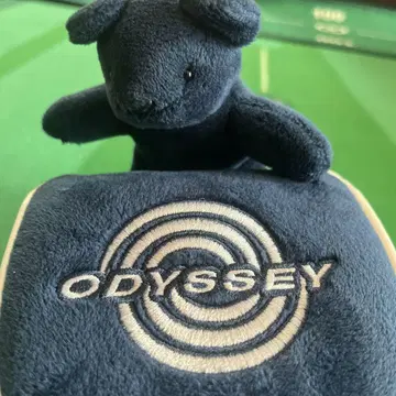 ODYSSEY 곰형 퍼터용 골프헤드커버 네이비