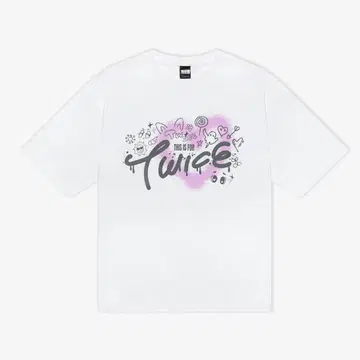 TWICE 라이브 티셔츠 화이트