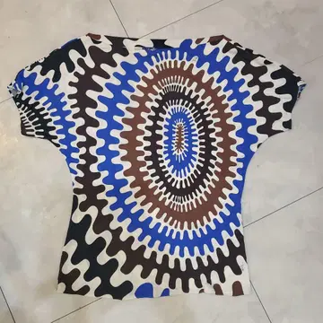 EMILIO PUCCI 기하학 패턴 티셔츠