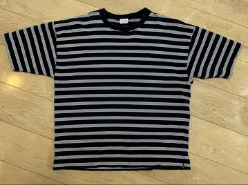 steven alan 볼드 핏 L 블랙/화이트 스트라이프