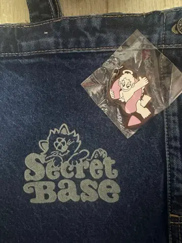 게스 데님 토트백 verdy&TAPPI 키링