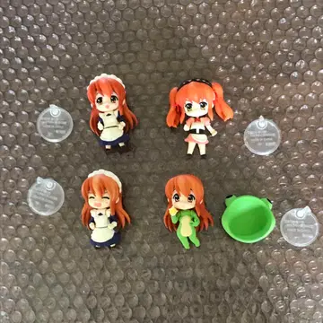 넨도로이드 아사히나 미쿠루 4종 세트 조립 완료