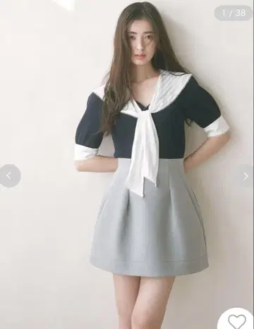 SNIDEL 구조 스카 숏 팬츠