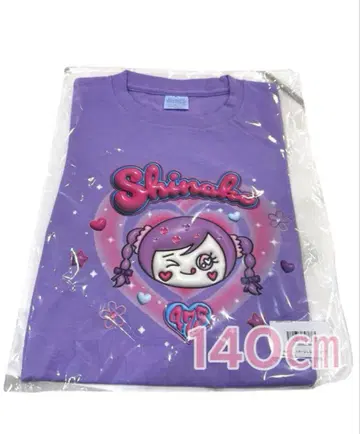 시나코짱 Shinako 캐릭터 티셔츠 140cm 보라색